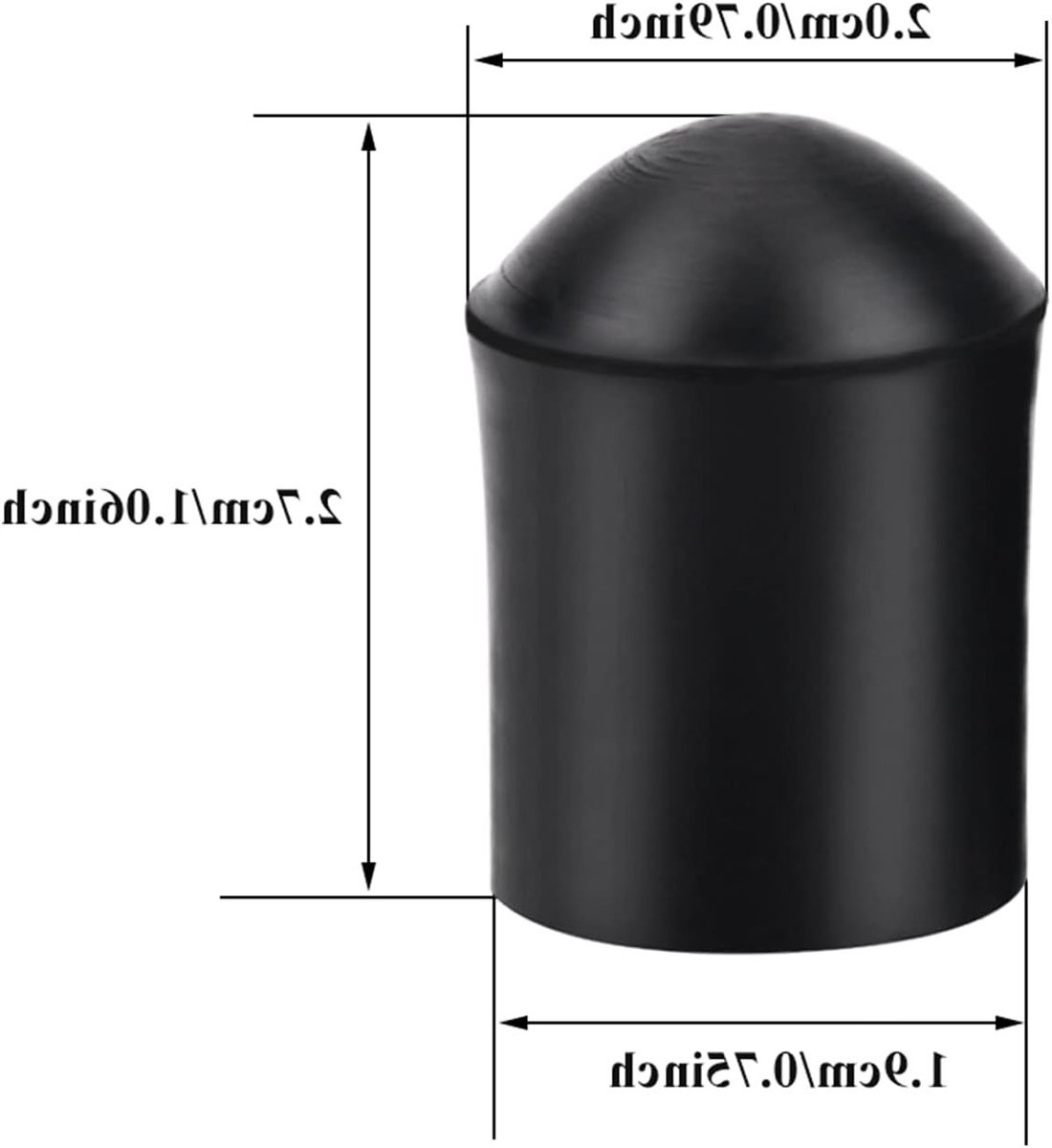 Dubbele Bas Eindpin Rubber Tip Stopper - Non-slip Bescherming voor Bas Eindpin - 2 Stuks, Duurzaam en Veilig