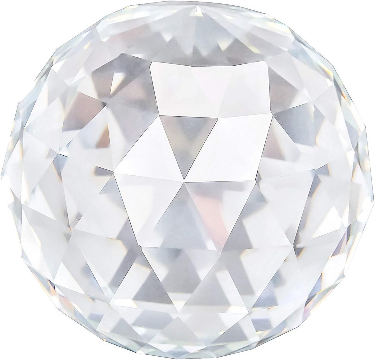 Translucente Kristallen Bol voor Thuisdecoratie - Honed Crystal Sphere Prisms 60/80mm - Unieke Sfeer en Elegantie