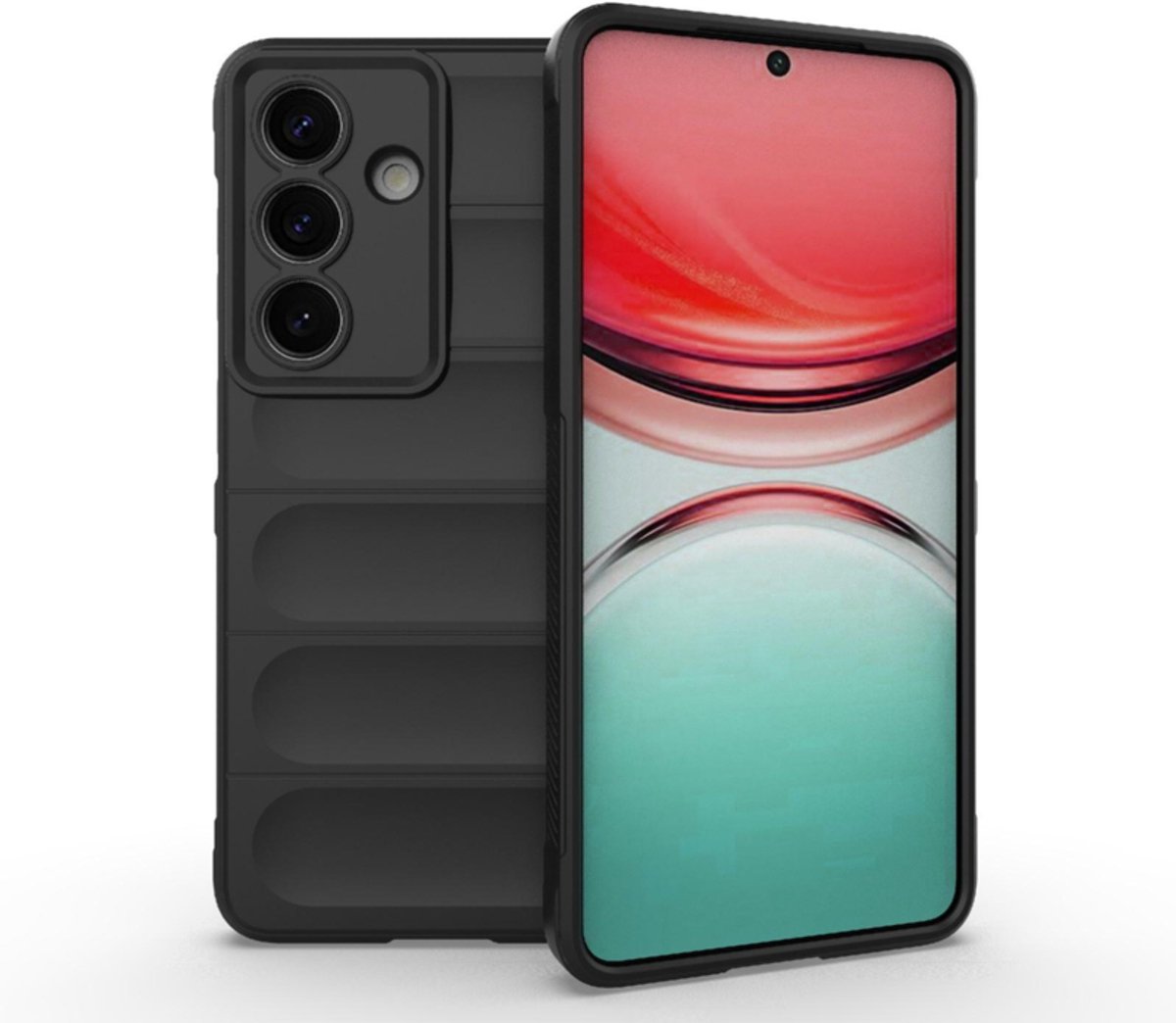 TPU Bescherm-Hoes Skin Cover geschikt voor Samsung Galaxy S26 - Zwart