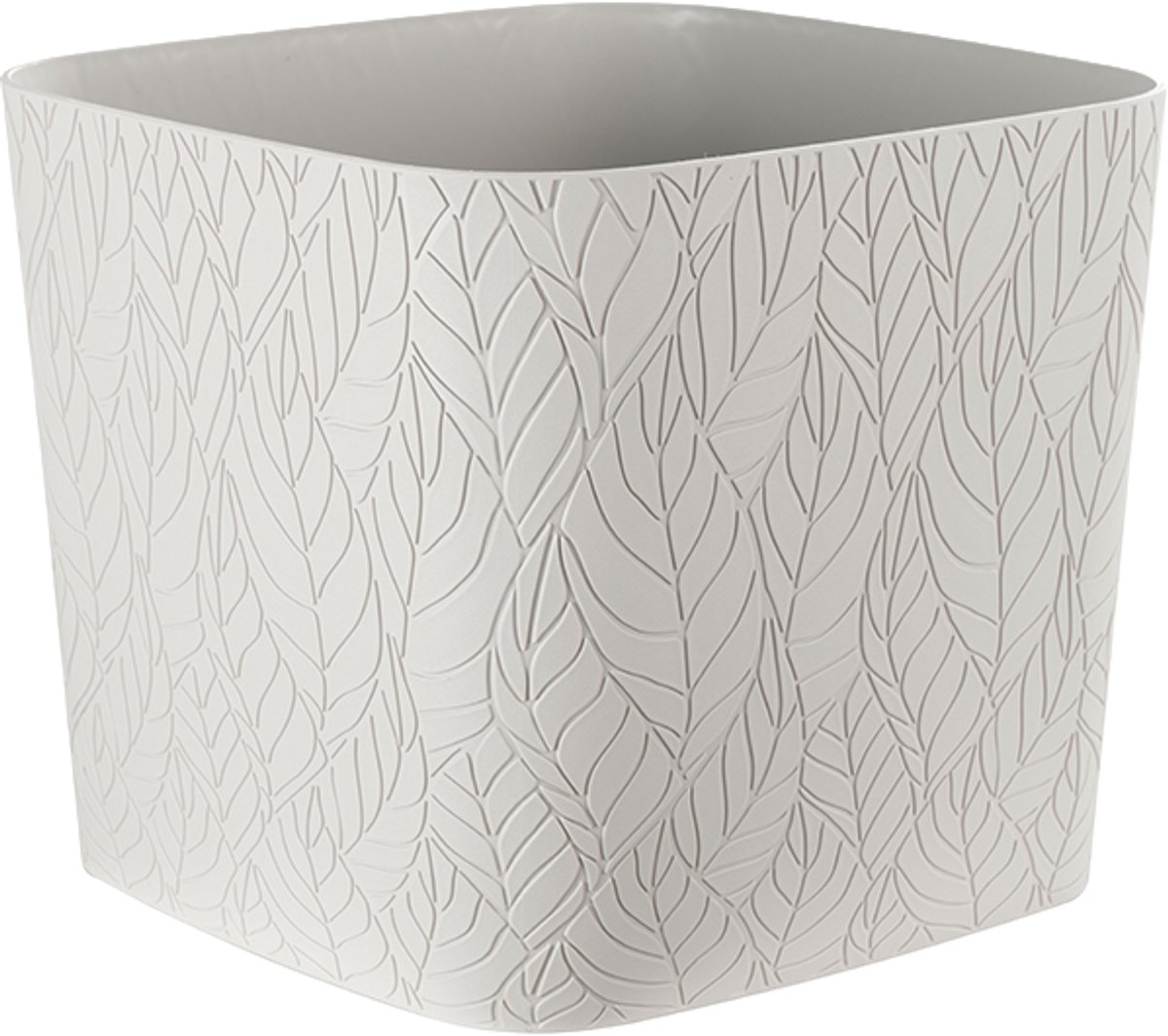 Elezza Bloempot Leaf Quadro L29 x B29 x H25 cm - Amandel