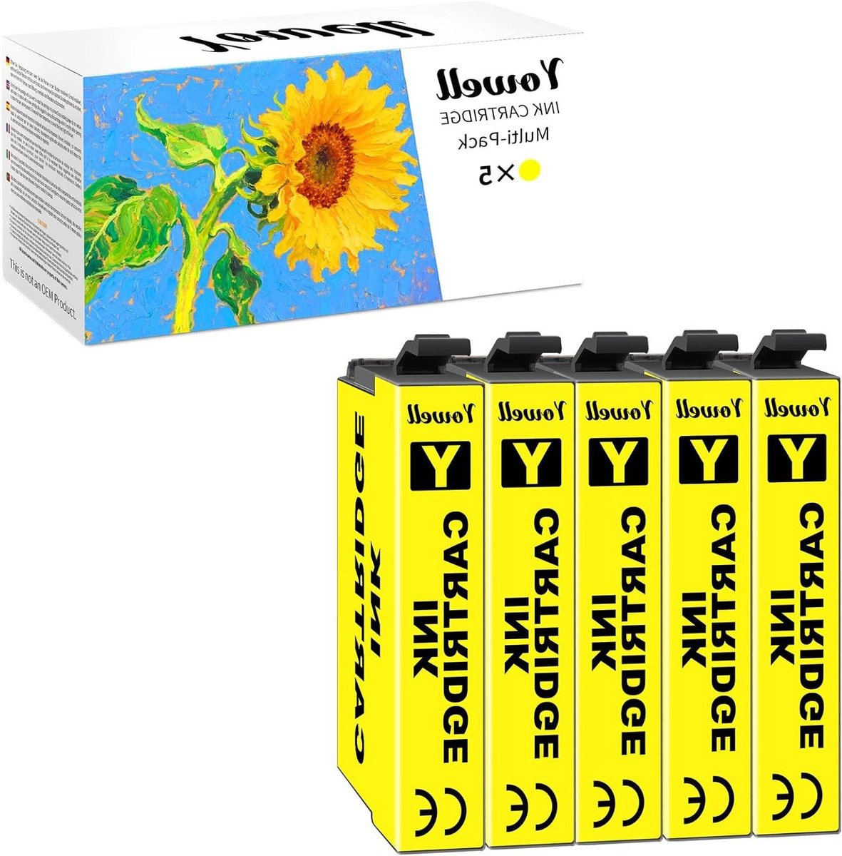 Gele Inktcartridges - 604XL Cartridges Printerinkt - Documenten Printen - Hoge Paginaopbrengst - 5 Stuks - Geel
