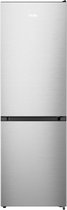 ETNA KCV587NRVS - Koel-vriescombinatie 187cm Hoog - Vrijstaand - RVS - Energielabel A - 302l - Super Freeze - 35 dB - LED verlichting