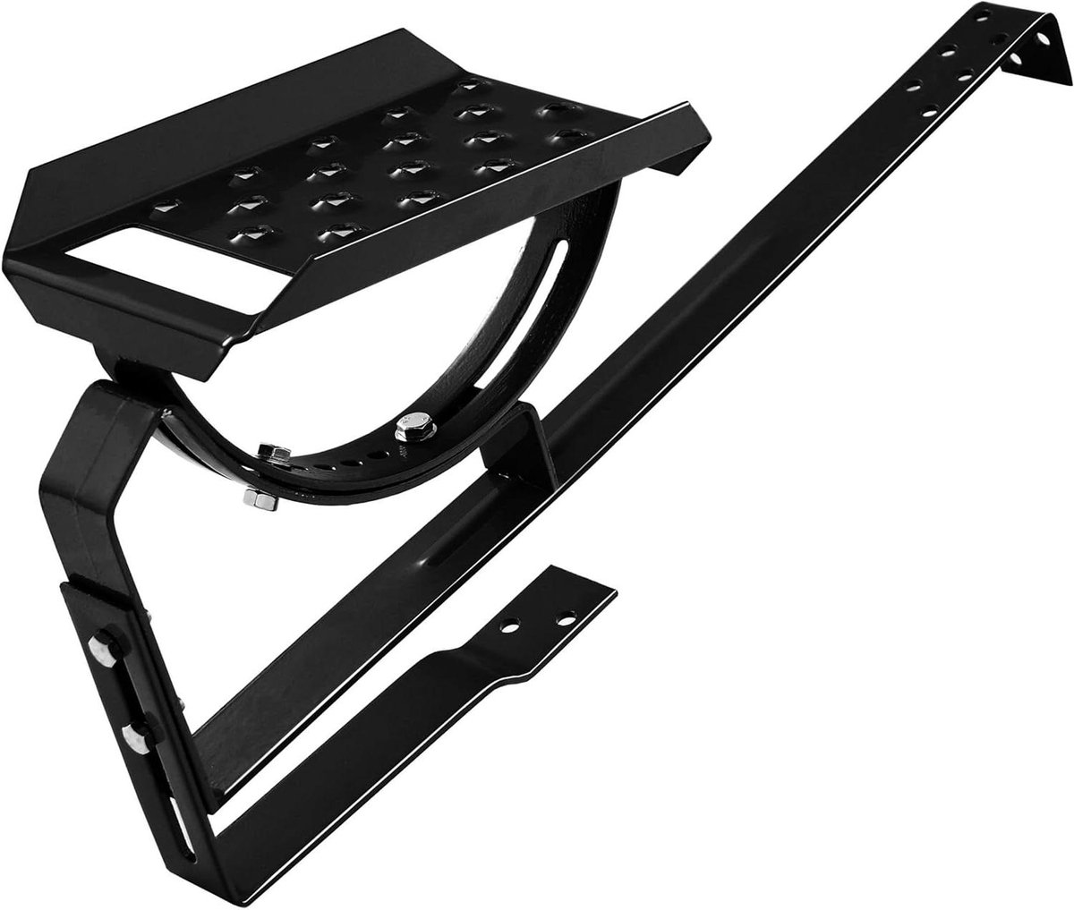 Daksteun Stap - Dakgoot steun - Veilig dakbereik - Universele toepassing - 25 cm - Zwart
