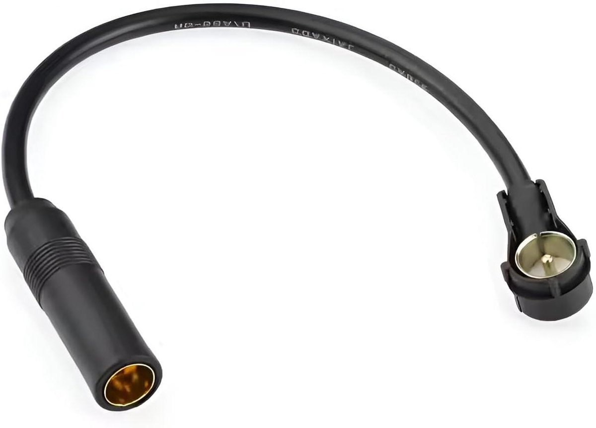 ISO naar DIN Adapter - Antenne Verloop - Auto Radio - RG58 Kabel