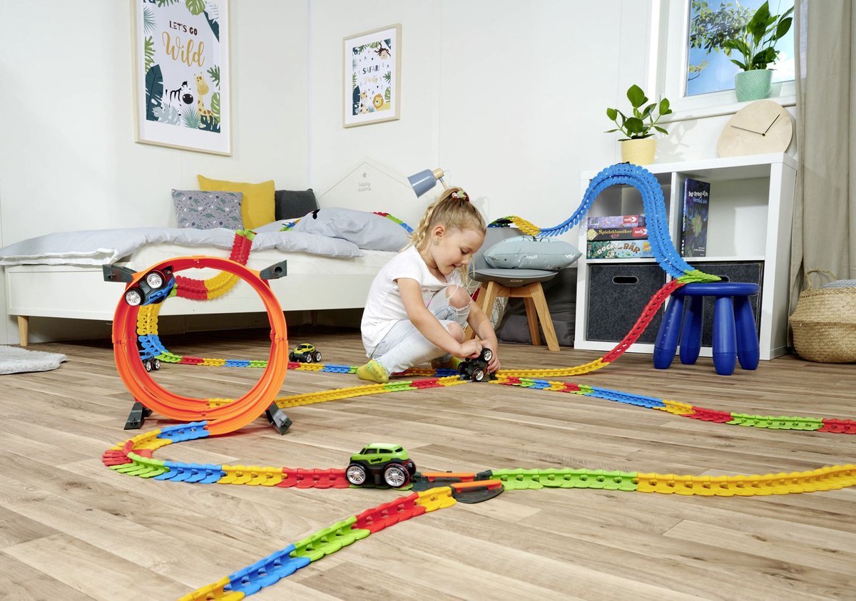 FleXtreme - Discovery set - Racebaan - 184 track - flexibel circuit - 4.4 meter - vanaf 4 jaar — afbeelding 14