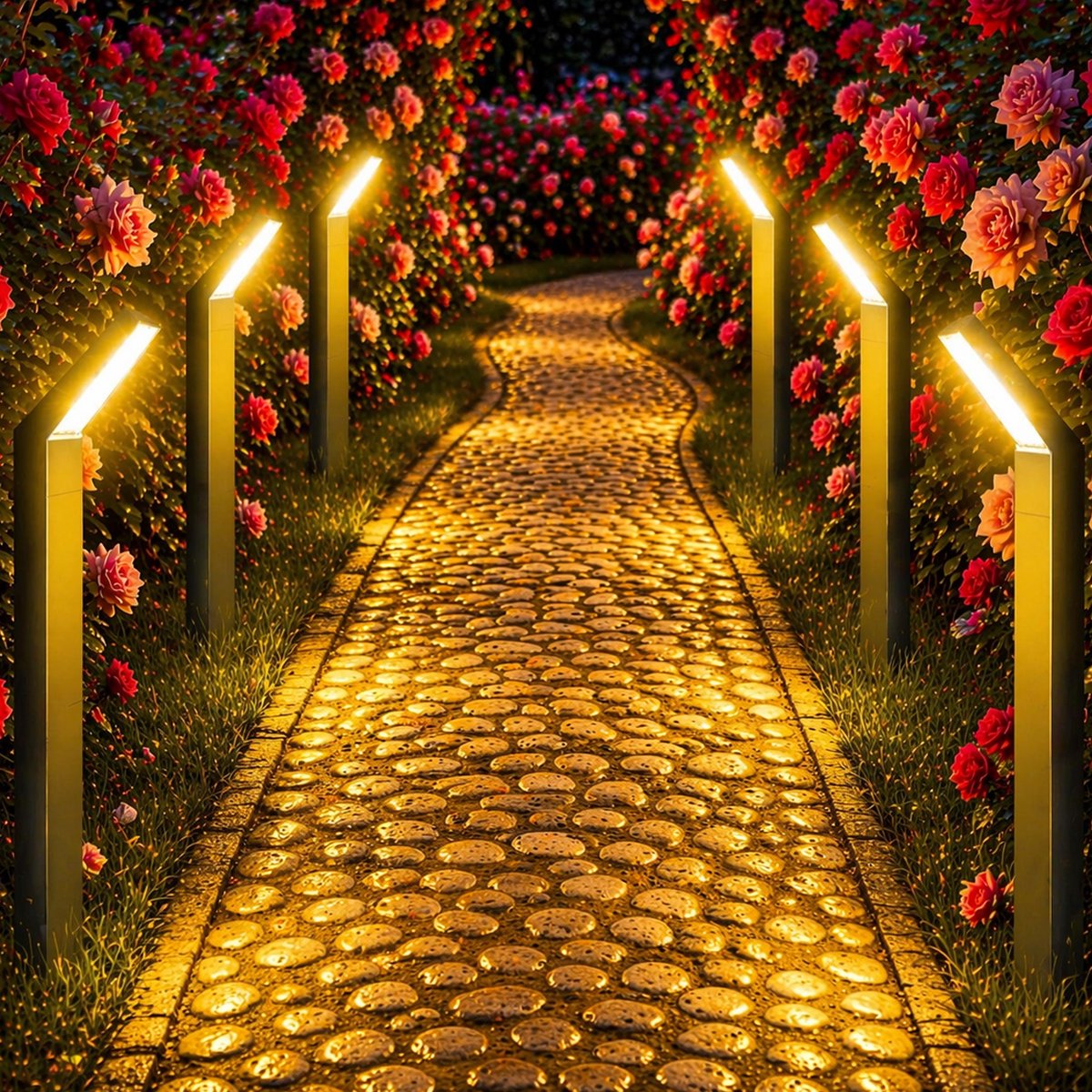 Suntac Solar tuinverlichting pad 8 Stuks - Tuinverlichting op Zonne Energie - Tuinverlichting - Dimbaar - (wit licht/warm licht)-Priklamp op zonne-energie -Tuinfakkels op Zonne Energie -Buitenlampen op zonne-energie - Zwart
