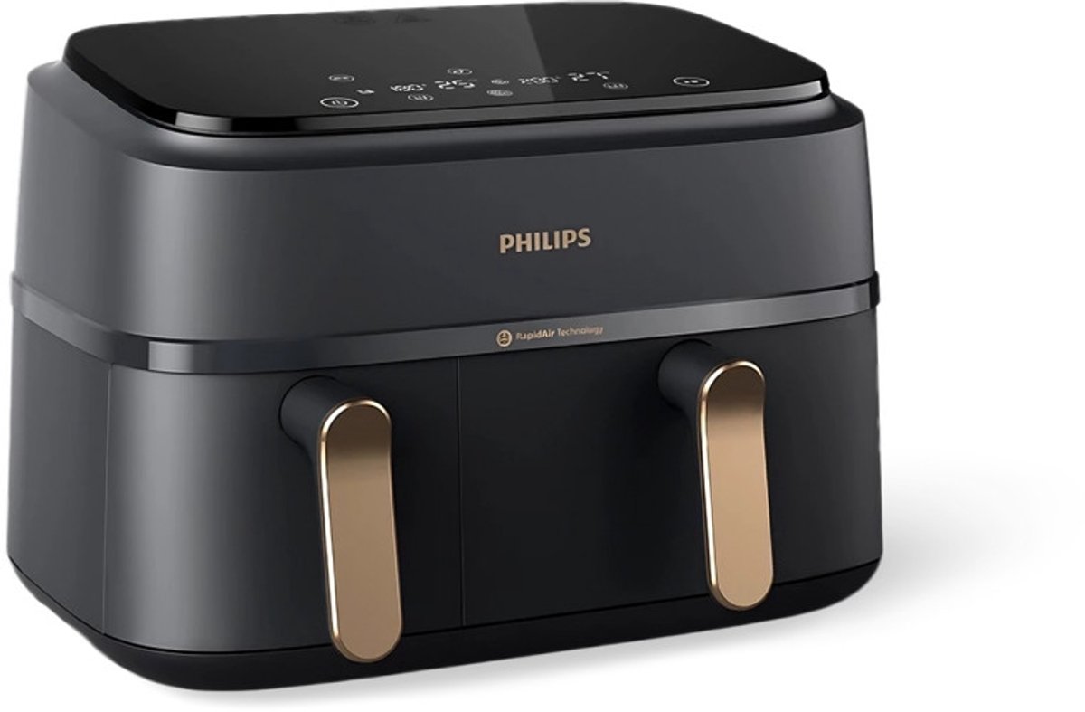 Philips Rapid Air Serie 3000 NA352/00 - Airfryer - Dubbele Mand - 9 Liter — afbeelding 6