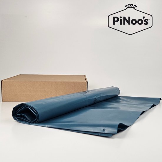 Pinoo Blauwe Vuilniszakken 240 Liter | 10 losse zakken - LDPE-plastic | 100 ...