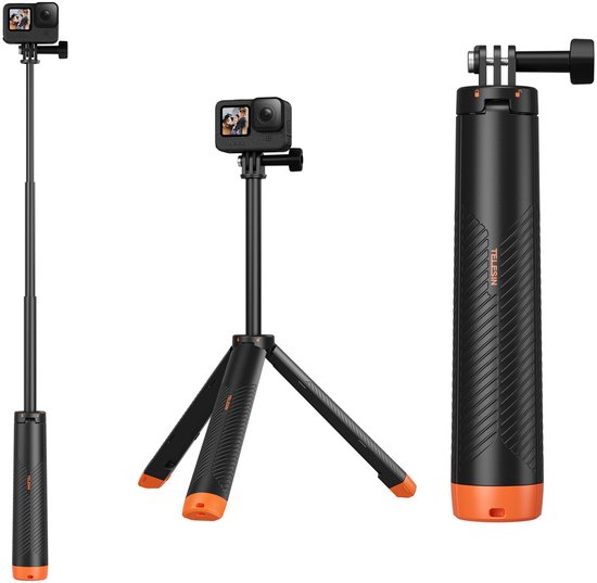 Telesin Floating selfiestick statief voor actioncam