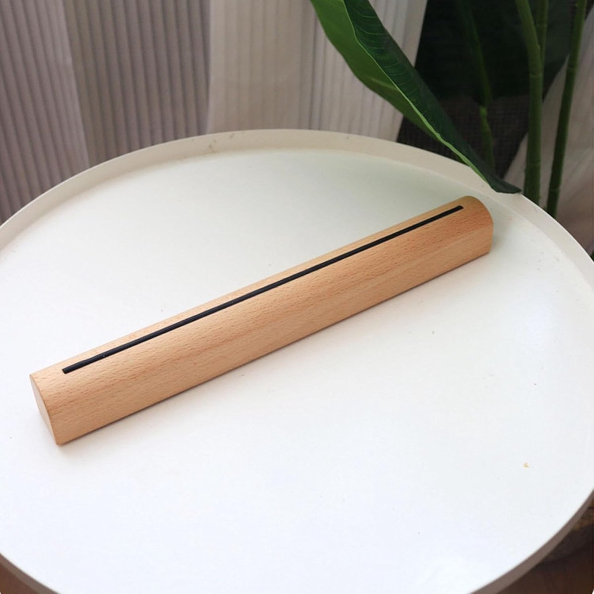 Houten Laptopstandaard - Laptopkoeler Verhoger - Ergonomisch Werken - Natuurlijk Hout - 12 inch - Natuurlijk