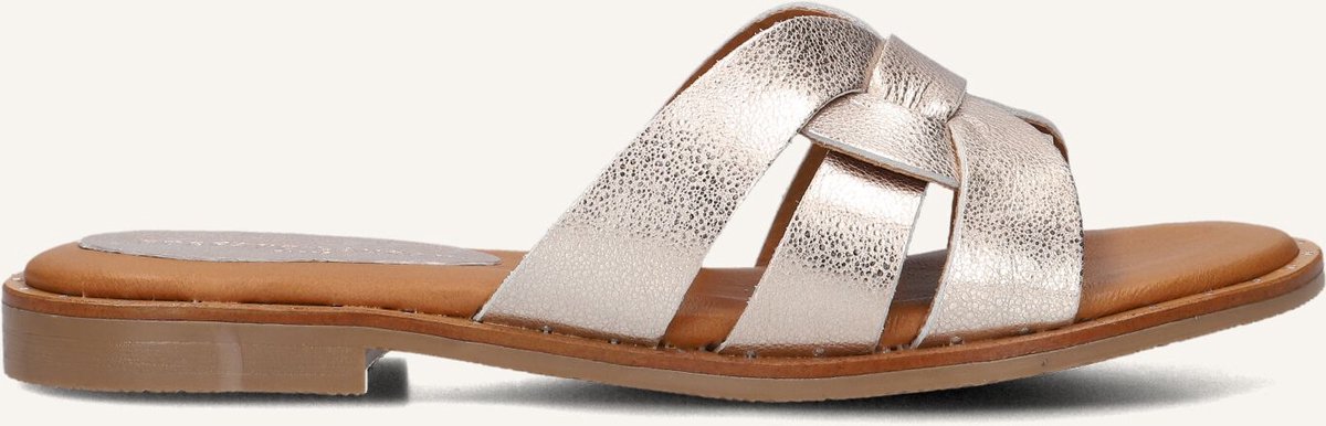 STEFANO LAURAN 790 Slippers - Dames - Goudkleurig - Maat 41