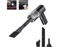 Draadloze Autostoelzuiger - 2-in-1 Draagbare Mini Stoelzuiger met Oplaadbare batterij, Hoge Suikracht voor Auto, Huis en Keuken, Draagbaar Handstofzuiger
