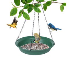 Vogelvoederbak Hangend - Vogelvoer Station - Vogels Voeren - Duurzaam Plastic - 355 cm - Groen