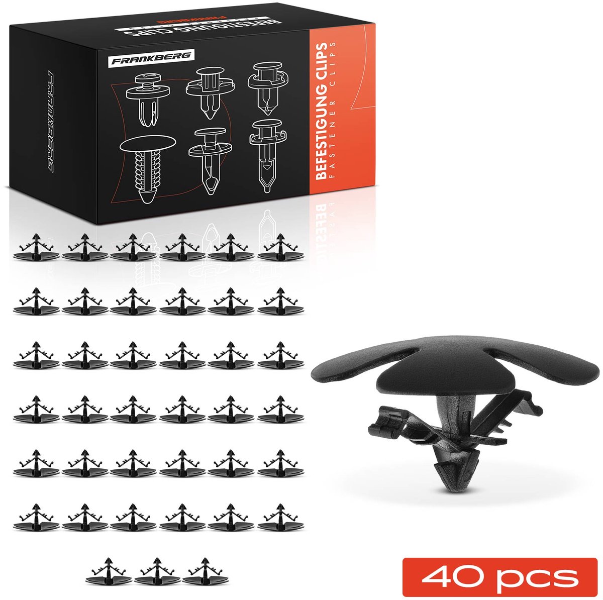 Frankberg 40x Bevestigingsclips Motorkap voor Honda