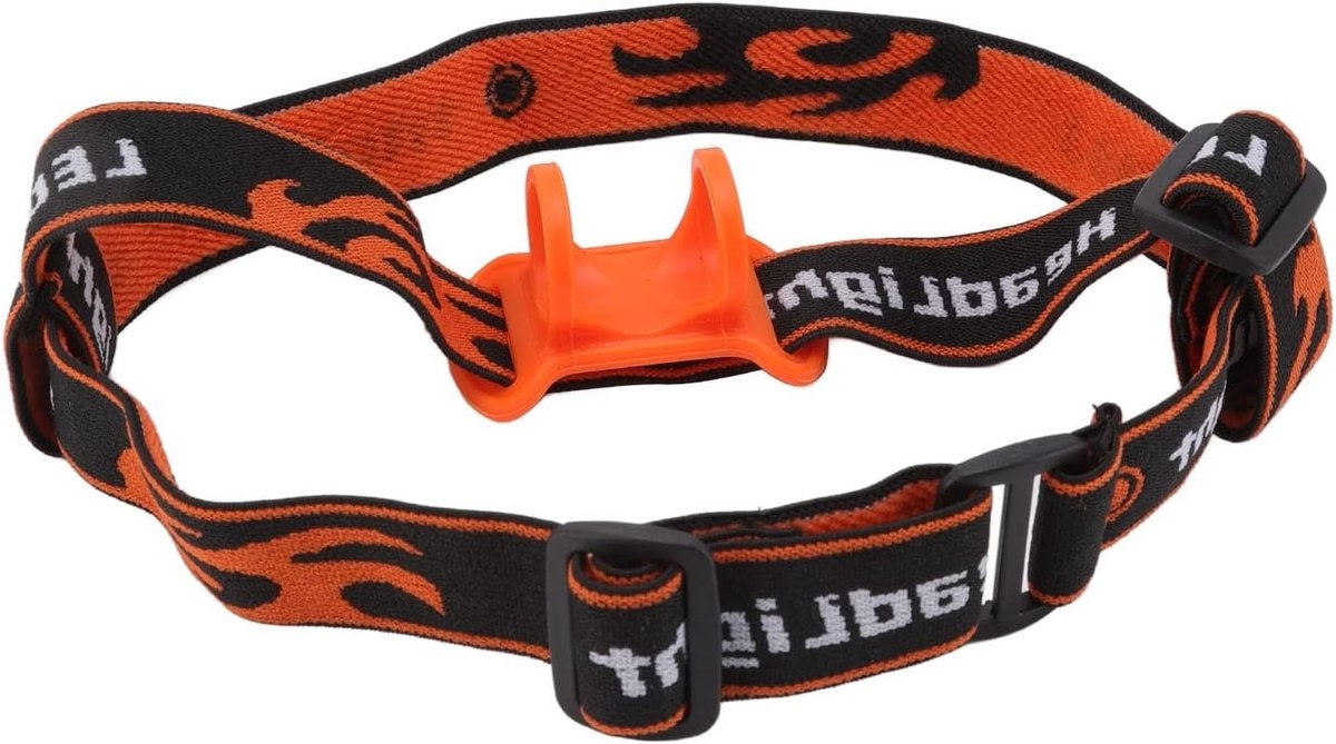 Verstelbare Hoofdlamp met Comfortabele Hoofdband voor Klimmen, Kamperen en Duiken, Gemaakt van Nylon en Silicone