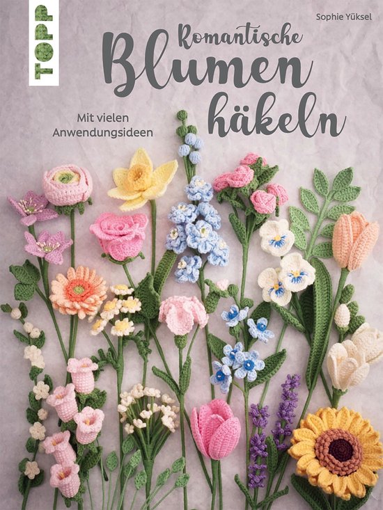 Romantische Blumen häkeln - cover