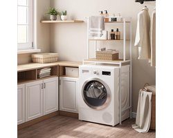 Wasmachine Ombouw - Opbouwmeubel - Kast Wasdroger - Meubel - grijs