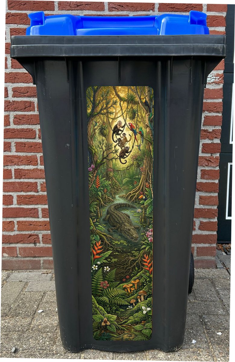 Klikosticker krokodil 20x80 cm. (zie ook de andere designs)