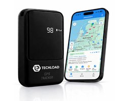 Techload GPS Tracker Auto 4G - Zonder Abonnement - Magneet - SIM voor 10 Jaar