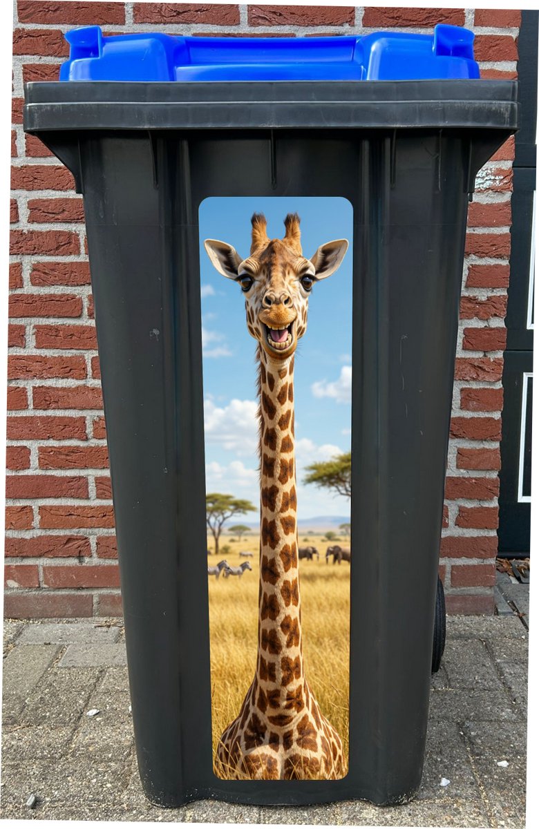 Klikosticker giraffe 20x80 cm. (zie ook de andere designs)