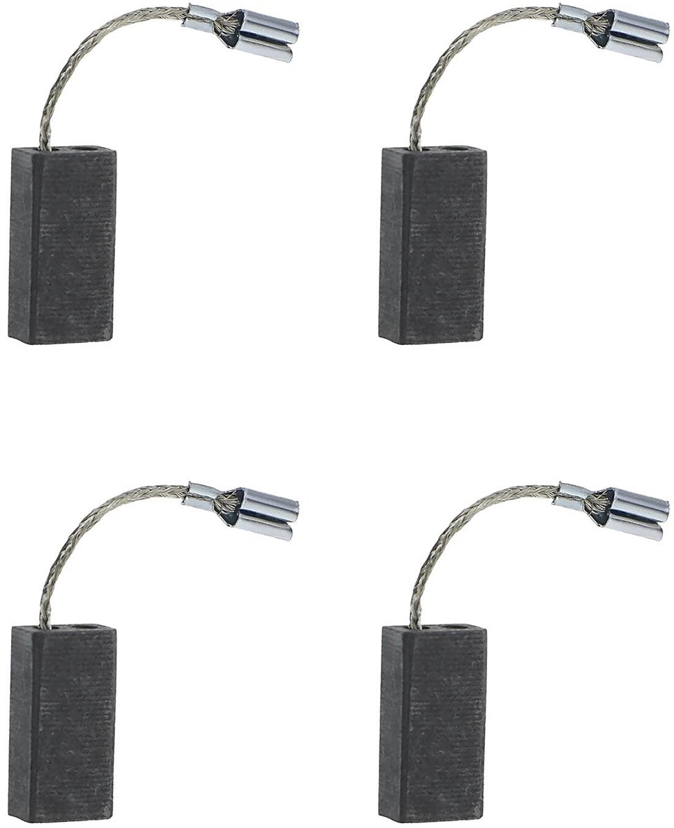 Jhubersproducts - Koolborstels - 2 paar - Hoogwaardige kwaliteit - 5x8x15 mm - Geschikt voor elektrische heggenschaar - Extra accessoires - Voor diver