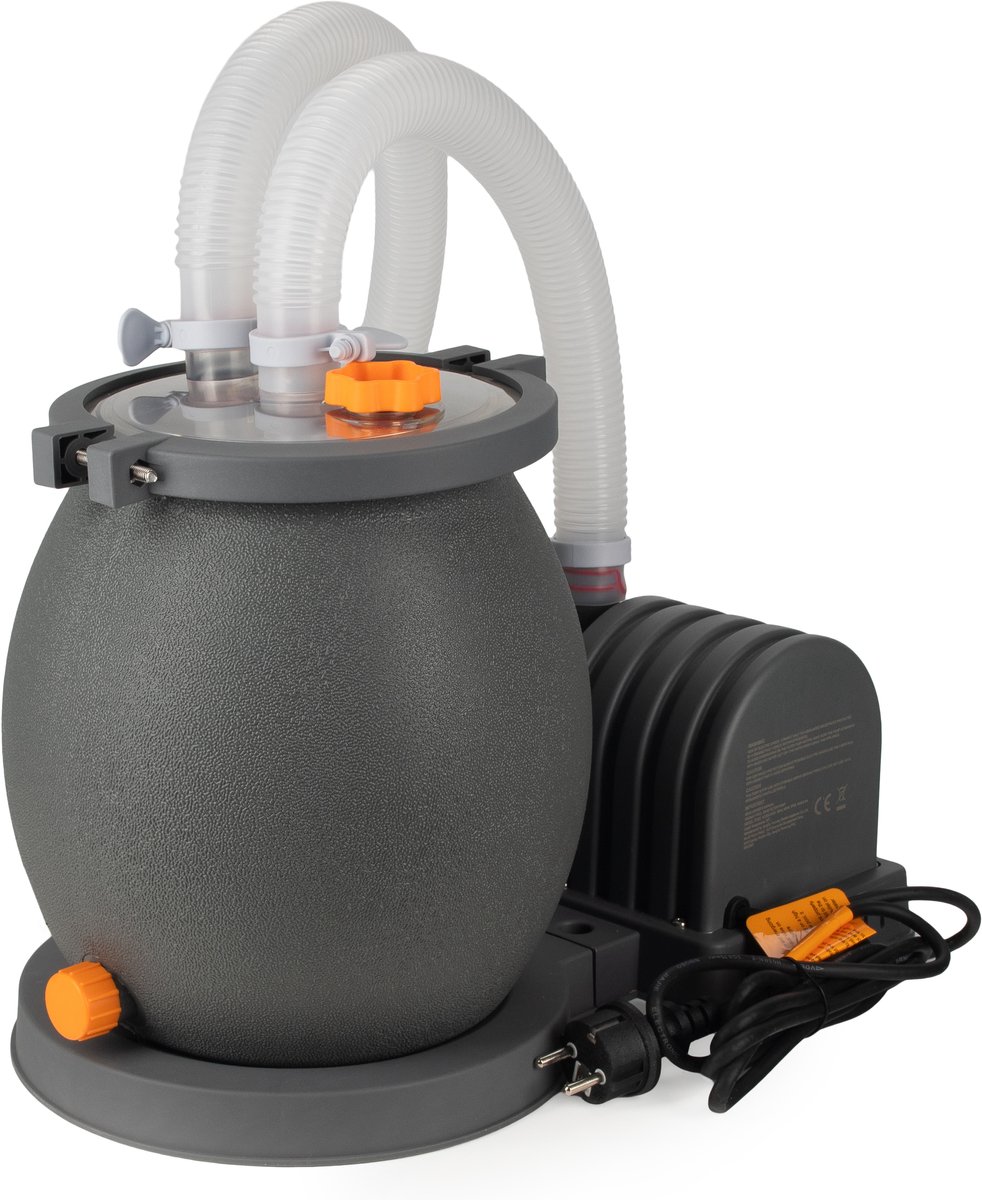 COIL Zandfilterpomp 4542 L/u voor Zwembad – 100W Pool Filterpomp met 32 mm Aansluiting – Inclusief Slangen en Accessoires – foto 7