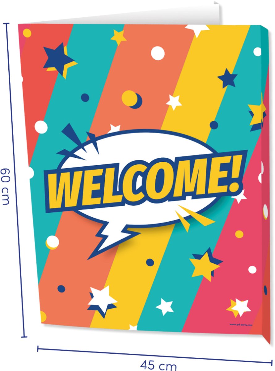 Window signs - Welcome