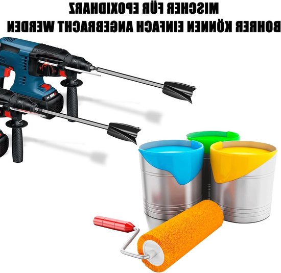 12 Stuks Epoxy Hars Kleur Mengstaafjes, Herbruikbare Mixer Accessoires voor Hars en Coating, Perfect voor Epoxy Mengprocessen en Creatieve Projecten — afbeelding 2