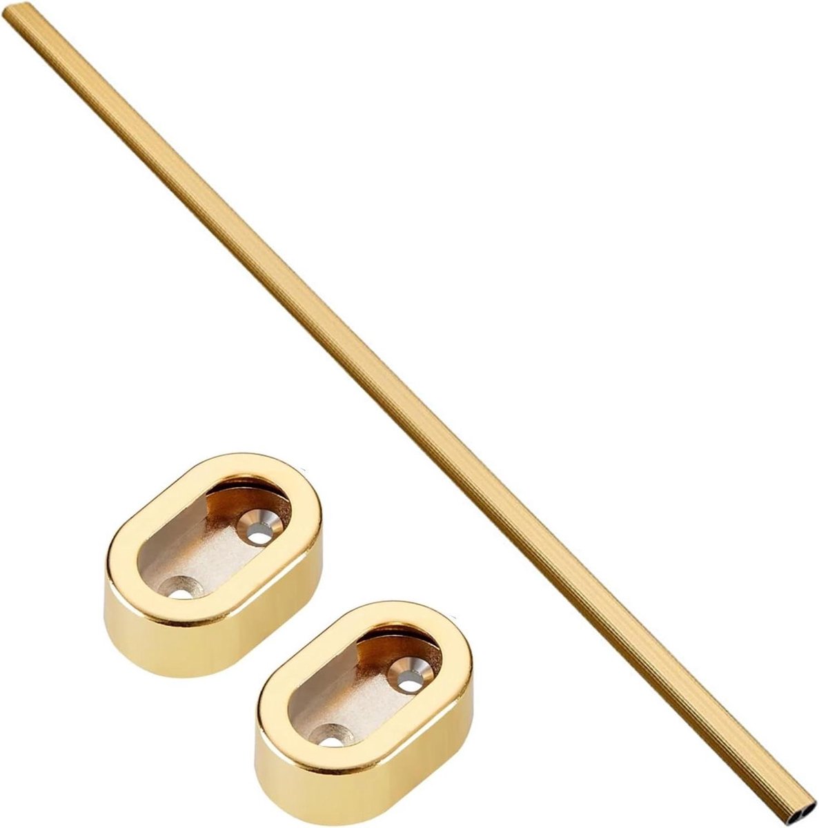 Kledingstang - Garderobestang - Kleding Opbergen - Aluminium Legering - 50-160 cm - Goud