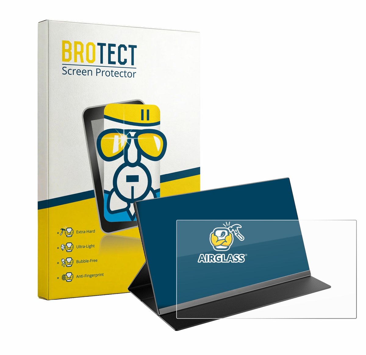 Screenprotector voor Laptomo 15.6" draagbare monitor Beschermglas transparant