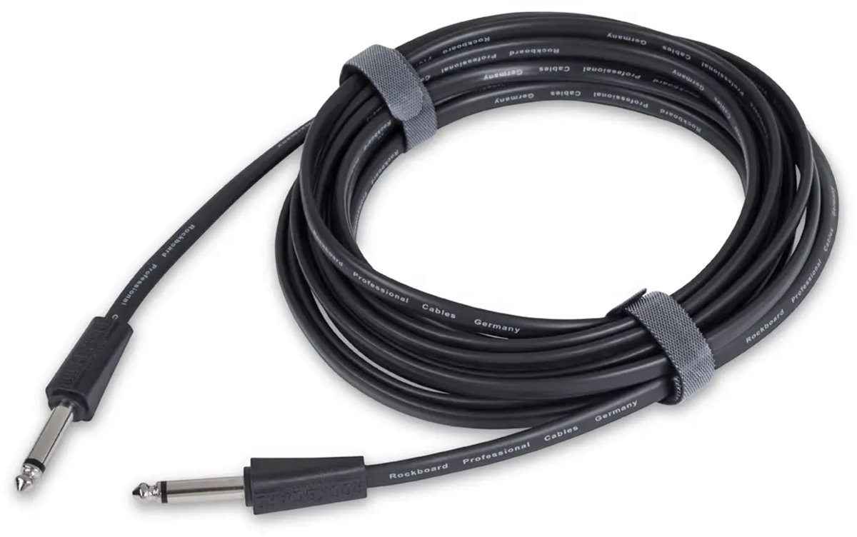 Rockboard Flat Instrument Cable Straight/Straight 6 m - Gitaarkabel