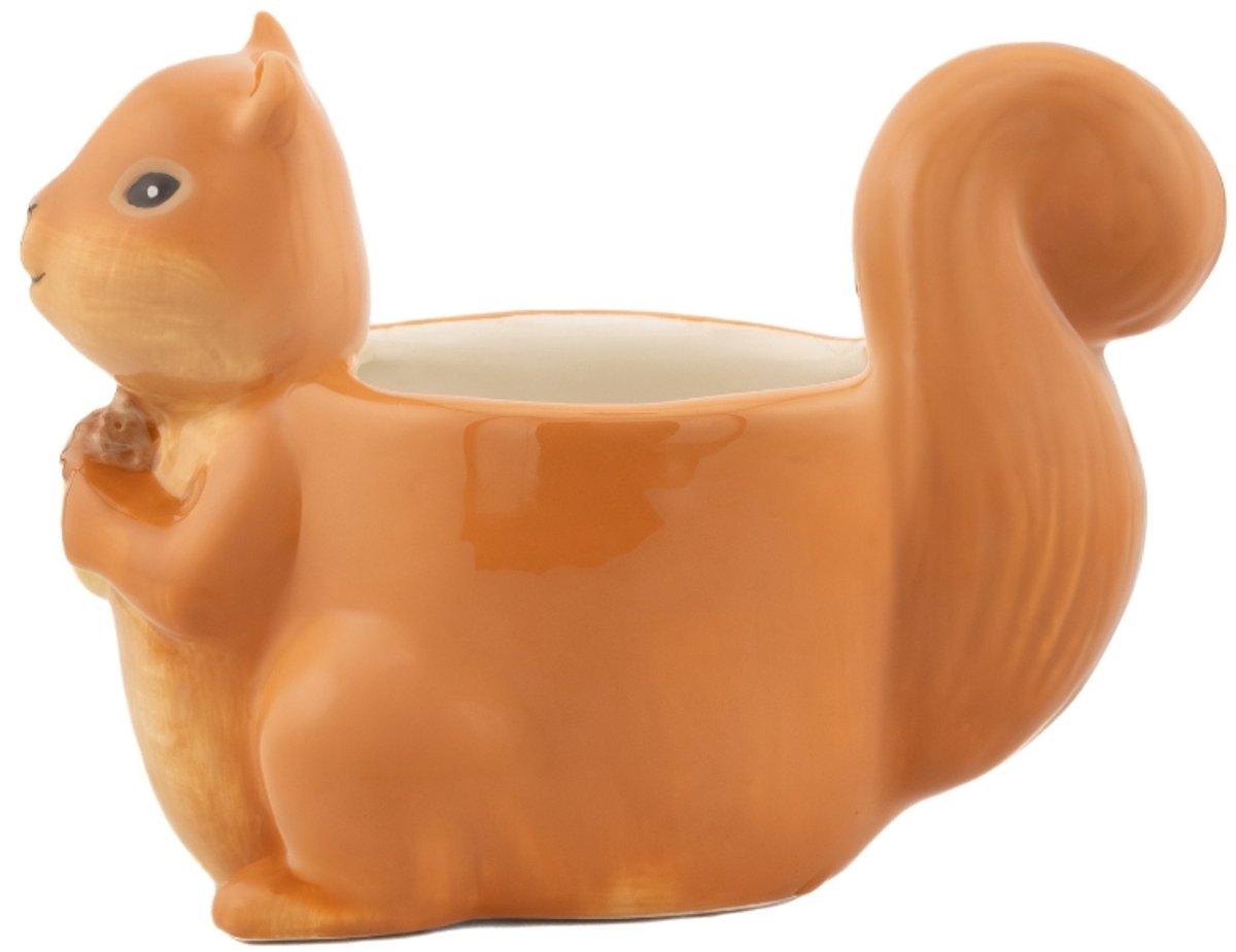 Eekhoorn bruine stenen bloempot - Sass & Belle