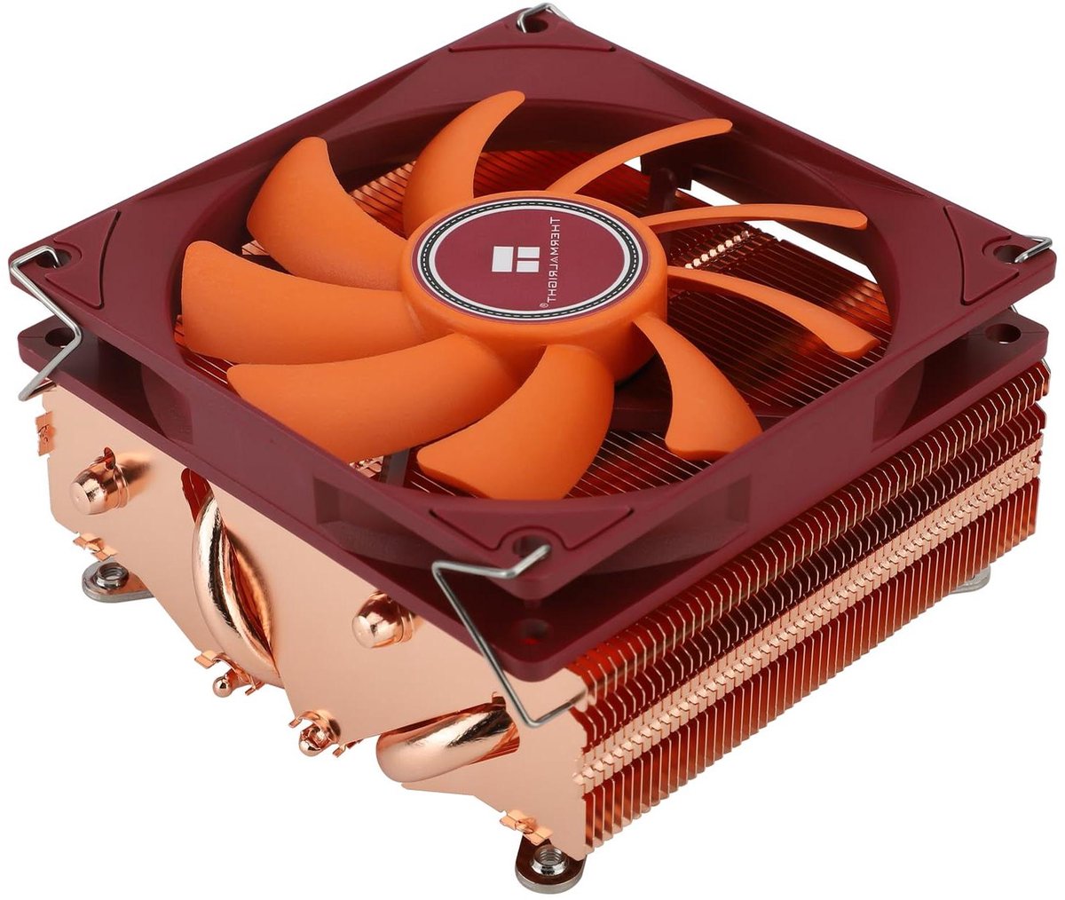 CPU Koeler - Processor Ventilator - Stille PC - Lage Profiel - 53mm Hoogte - Zilver