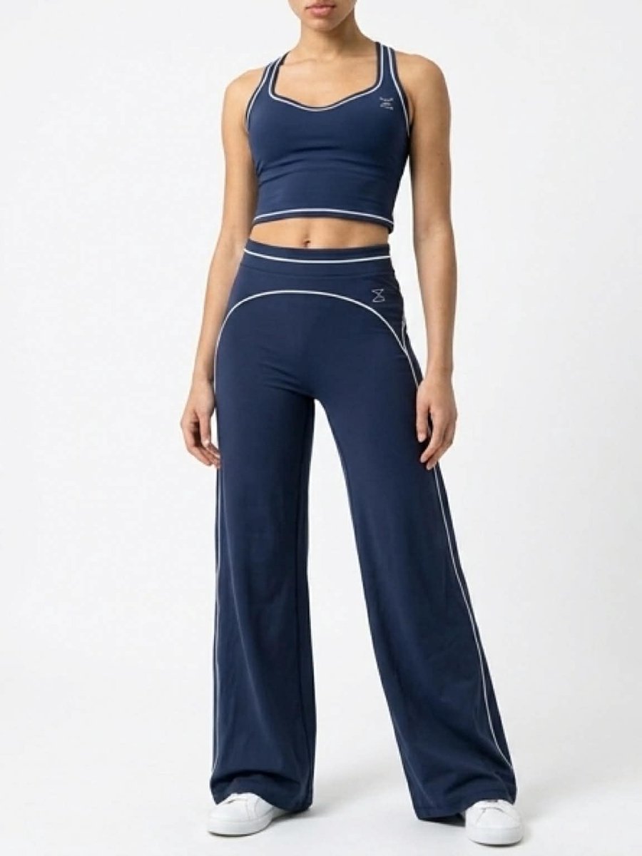Zenox flared legging navy blue