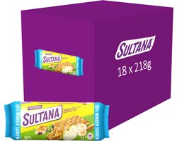 Sultana Fruitbiscuit Tussendoortje - Banaan & Appel - 30% minder suiker - 18 x 218 gram