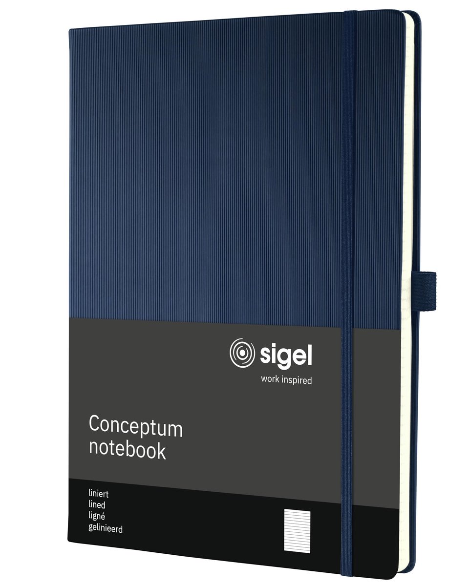 Jhubersproducts - Notitieboek - A4 formaat - Hoogwaardige kwaliteit - Donkerblauw - Gelinieerd notitieboek - Perfect voor notities - Geschikt voor stu