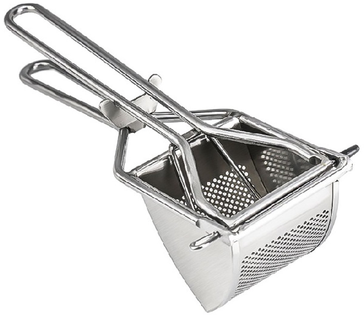 TOVBMUP Aardappelpers van roestvrij staal - Aardappelstamper - Gnocchi pers - Professionele aardappelpers - Aardappelpers voor aardappelpuree, sap, groentepuree, fruitpuree