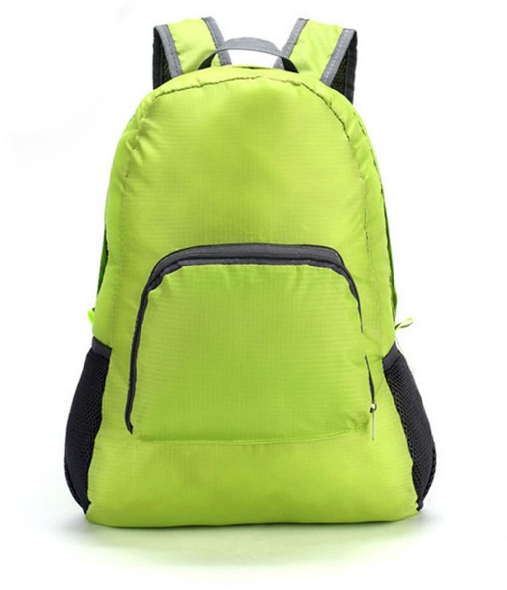 TOVBMUP Rugzak - Adventure Time Rugzak - Finn rugzak - Opvouwbare, ultralichte, waterdichte tas - Duurzame tas - Geschikt voor kamperen, reizen en wandelen - Unisex - Groen