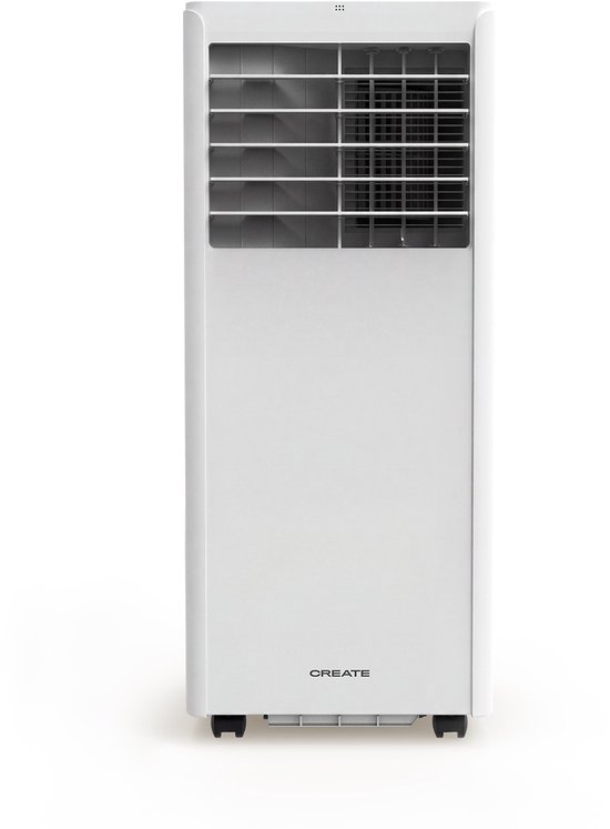 Mobiele airco 3-in-1 5000 BTU met ontvochtiger 27L/dag en ventilator – wit, afvoerset schuifraam & draai-kiepraam