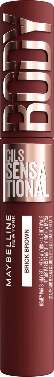 Maybelline New York Lash Sensational Body Mascara Mocha - Opbouwbaar volume - Lifting tot 24u - Bruin - 9ml
