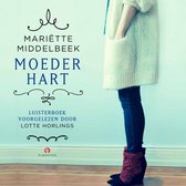 Boek 'Moederhart' van Mariëtte Middelbeek, voorgelezen door Lotte Horlings. Vrouwenbenen in spijkerbroek en laarzen.