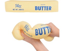 Premium Kwaliteit Boter Squishy / Butter Stressbal | Anti Stress Speelgoed | Tik-Tok Fidget | Slowrising - Boter