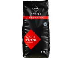 Rioba Rood Snelfiltermaling - gemalen koffie - 1 kg