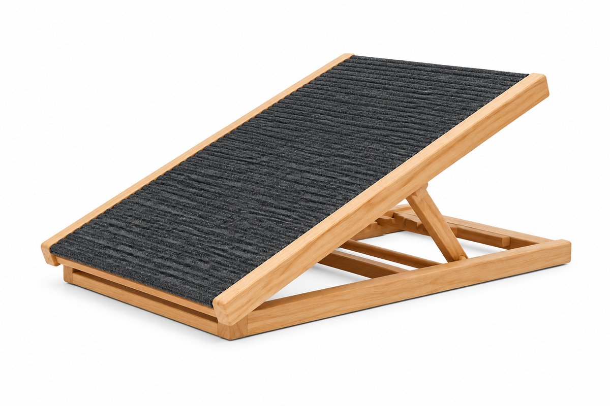 Pelor Hondenhelling voor Huisdieren - Opvouwbare Antislip Loopplank voor Bank, Bed en Auto 70cm - Hout