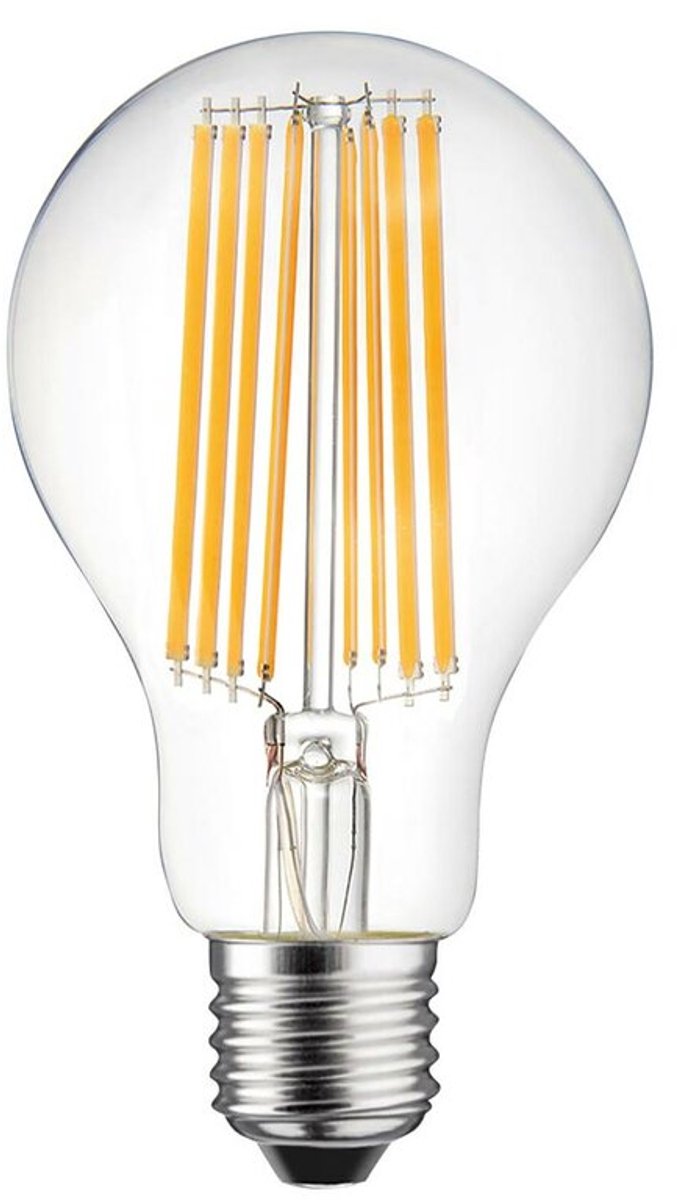 LEDmaxx LED Filament Lamp 12W 1500lm 2700K Helder Niet-Dimbaar | E27 | Extra Warm Wit | 12 watt | 15.000 Branduren