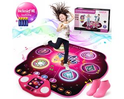 Dansmat + Inclusief Gripsokken & Batterijen - dansmat - dansmat voor meisjes - Muziekmat - dansmat voor kinderen -
