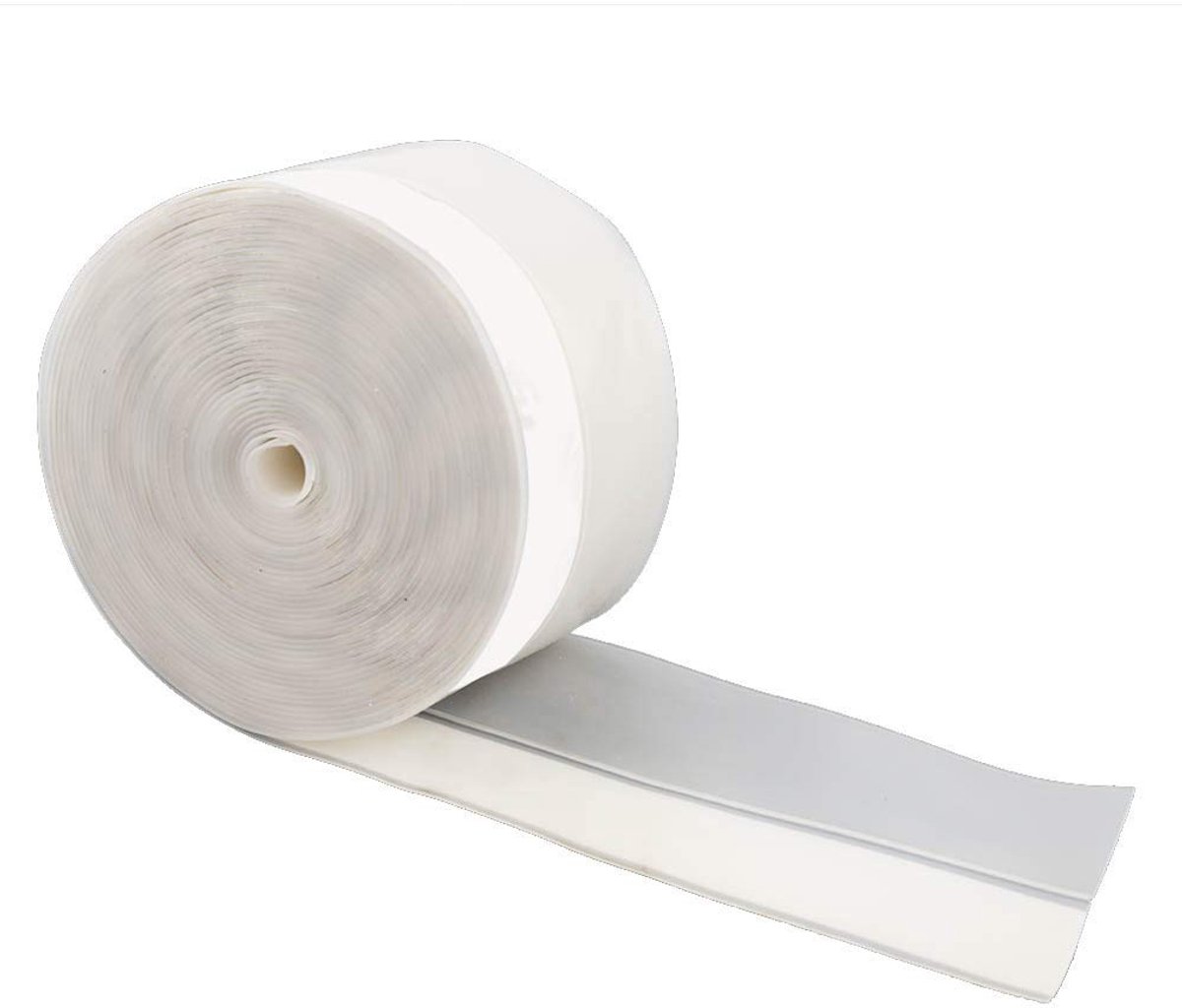 Dailygoods - Rol Afdichtstrip - Zelfklevend - Duurzaam - Doorschijnend - Siliconen Dichting Strip - Voor Deuren en Ramen - 5 Meter