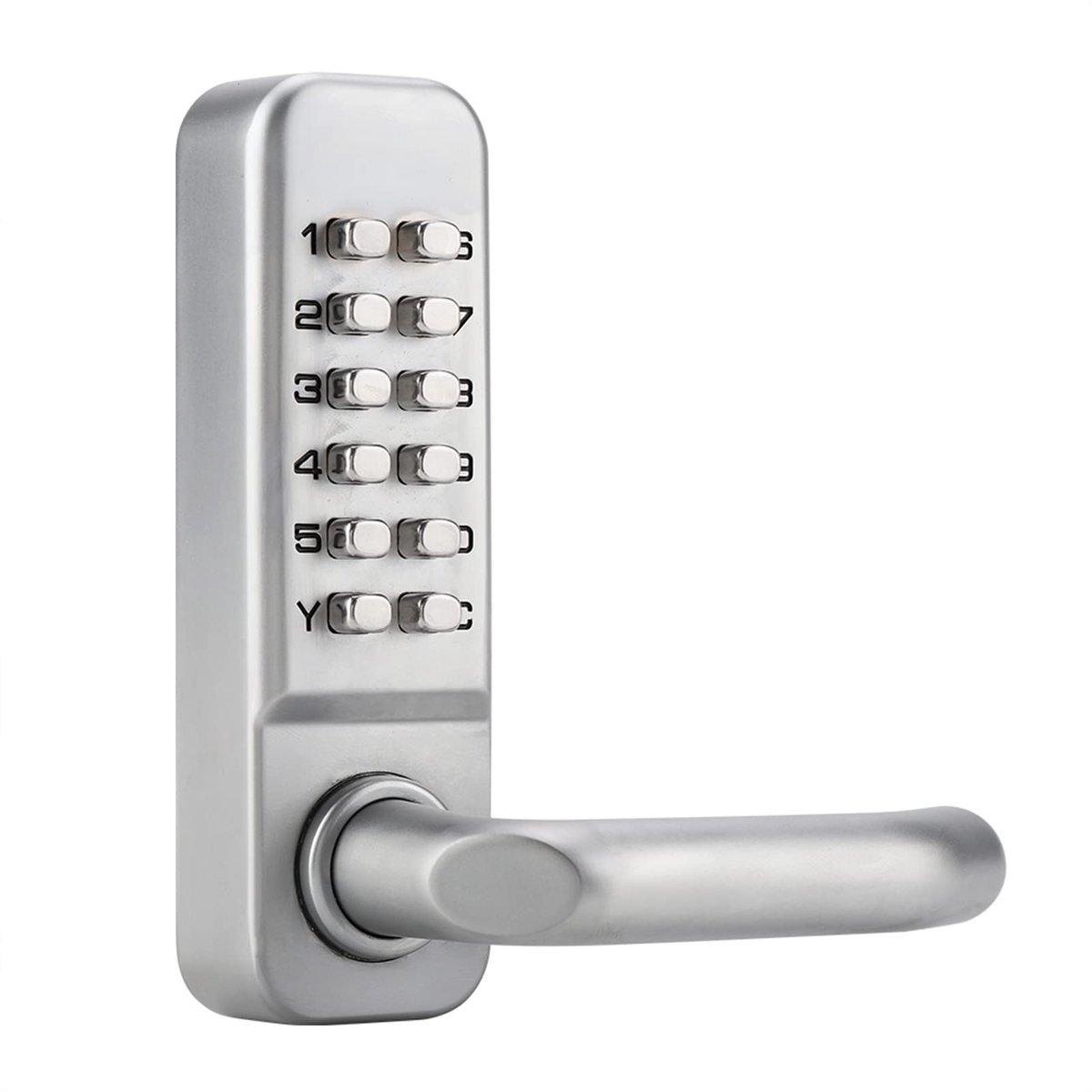 Dailygoods - Deurslot met Digitale Code - Veiligheid - Geschikt voor 30-60 mm Deuren - Eenvoudige Installatie - Multifunctioneel - Ideaal voor Kantoor