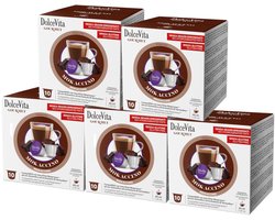 Dolce Vita Gourmet Mokaccino - Multipack - 50 (5x10) Koffiecups Compatibel met Nespresso Coffee Machine