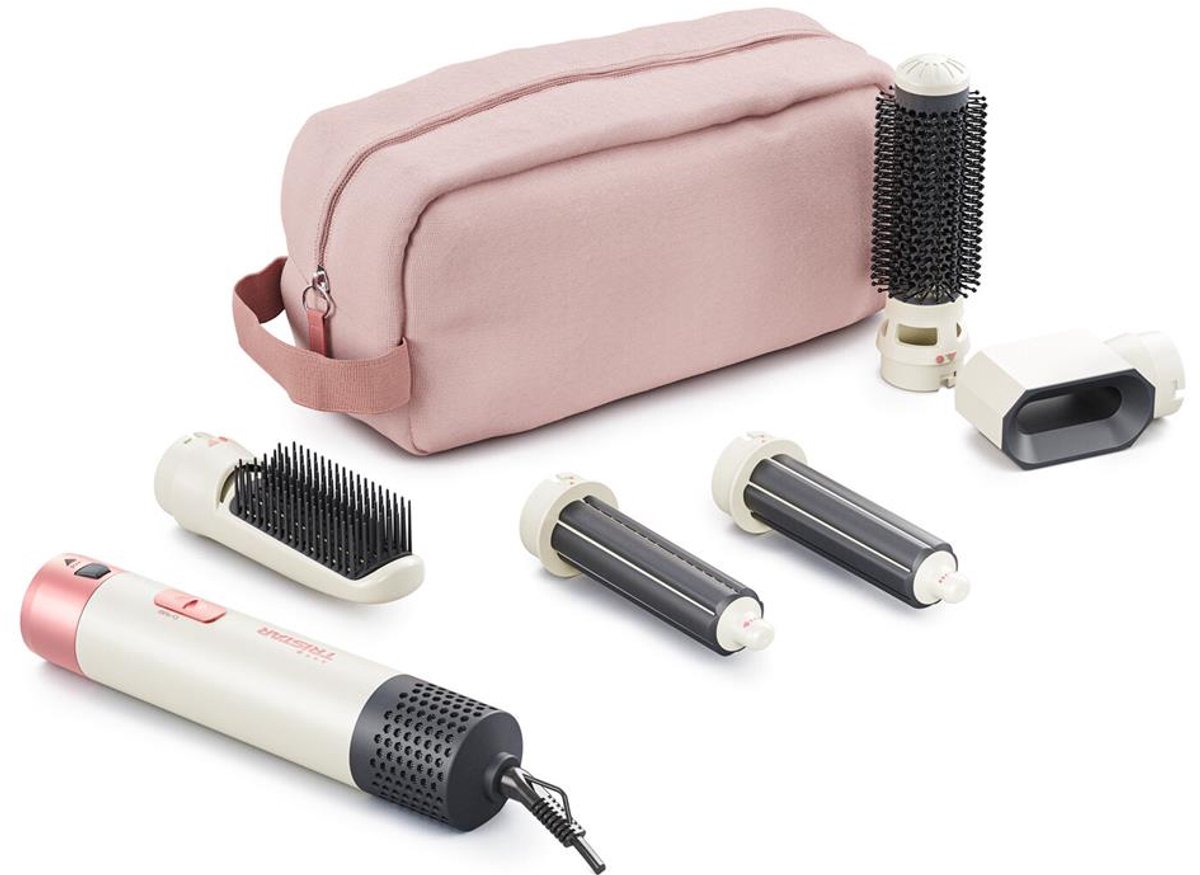 Tristar Airstyler HD‑2470 – 5‑in‑1 Föhnborstel met Automatische Krulfunctie – 1000W – Inclusief 5 Opzetstukken & Opbergtas